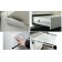 Tumbling bedside Elton No. 2 suspension, 400x320x360, black gloss