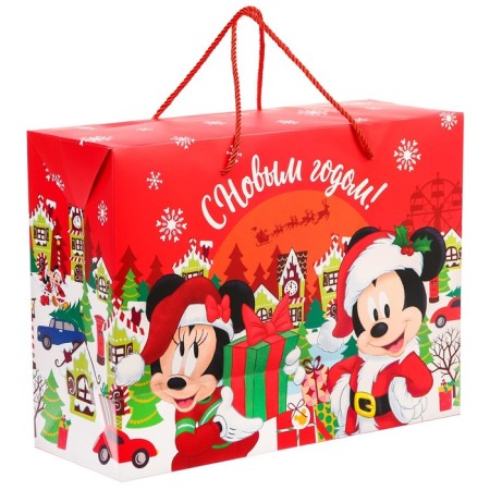 Gift Package "New Year" 40x30x15 cm, Mickey Mouse-2