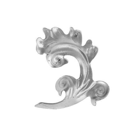 Forged sheet (left), 105 × 86 × 1.5 mm
