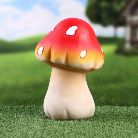 Garden figure "fly agaric" 14x14x20cm ////
