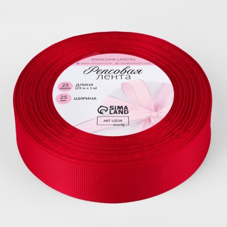 Republic tape, 25 mm, 23 ± 1 m, color red No. 26-1