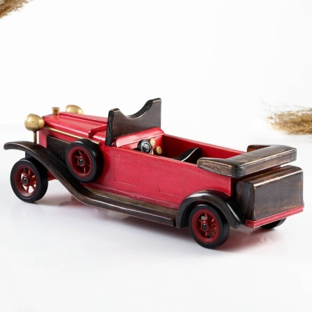 Mini-bar/stand for a bottle car, red 15 x 14 x 40 cm-3