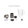 Pioneer SB146 blender with a coffee grinder, 800 watts, 1.5/0.5 l, 2 speeds, gray