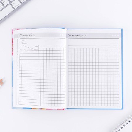 Diary "Dear Teacher", solid cover cardboard 7BC, A5 format, 160 sheets-9