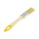 Flat brush "Akor" metropolitan, artificial bristles, plastic handle, 25x8 mm