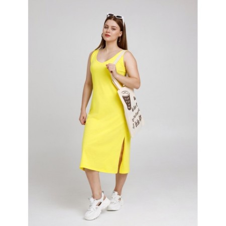 Female dress, size 44, lemon color-15
