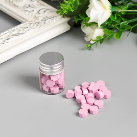 Surgut in granules in the jar "octagonal" bodily pink 9 g 4.5x3x3 cm-2