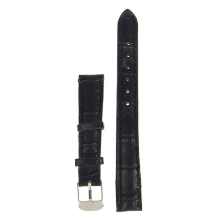 Solomon watch strap, 14 mm, eco-leather, L-19 cm, black-3