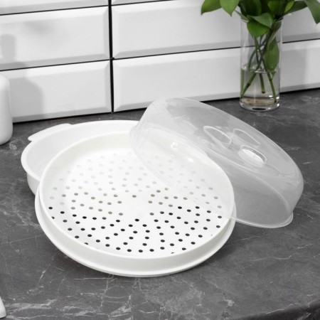 A double tanks for microwave plugs are plastic "Express"-3
