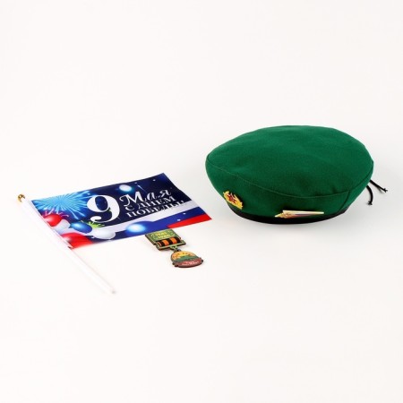 The carnival set "strong soldier" takes green, size 54-56, icon, flag-4