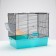 Cage for chinchilla "Pijon" No. 19, collapsible, 58 x 40 x 49, turquoise