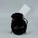 Suede bag “for you”, black, embossing, 9 × 12 cm