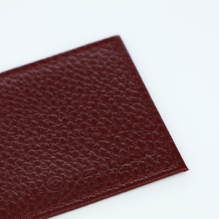 Cardholder, Textura, Burgundy Color-5