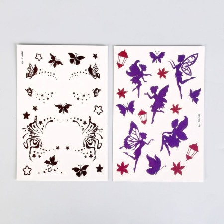 Set "Children's Tattoos", glow in the dark, 2 sheets-2
