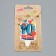 Candle for cake the number "Happy birthday" "10" Blue, 6.5 cm