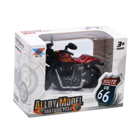 Metallic motorcycle "Flame", mix-6