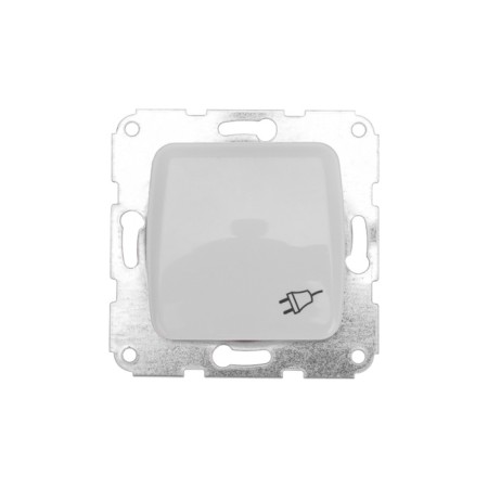 1-seater outlet kranz s/s with a lid s/y 16a fur. Bel KR-78-0213