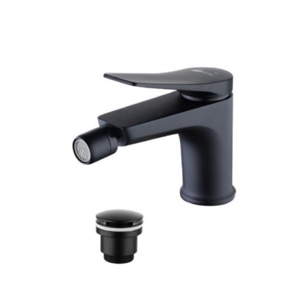 LEMARK Bronx LM3708BL bidetor, single -leaf, pour 112 mm, bottom valve, black 907653