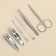 Manicure set "Nice Day", 6 items, in case, pink color