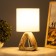 Camellia Table lamp E14 40W brown, white 27.5x15x15 cm