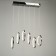 Lamp with DDD "Lorein" LED 60W 3000-6000K black chrome 55.5x25x25-125 cm