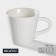 Porcelain coffee coffee magistro rodos, 100 ml, white color