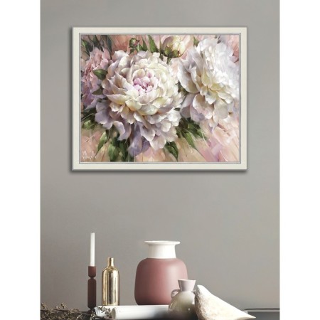 Reproduction of the painting "Pink silk", 40x50, frame (45-a355)-3
