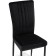 Stool on the metal frame Rek Metal/velor, black/black 42x54x94 cm