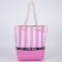 Bag Women's beach on lightning, pink color