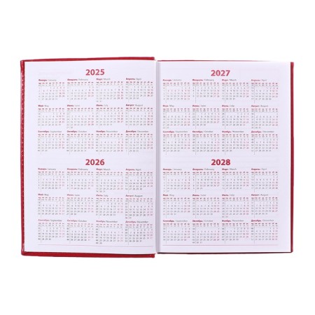 Deliciper of Leduced A5, 160 sheets of Nebraska, perforation of corners, red-15