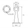 Holder R-50A Remote end reinforced D-25 10/80