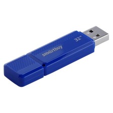 Flash drive Smartbuy 32GBDK-B, 32 GB, USB2.0, th Up 25 MB/s, PBLD up to 15 Mb/s, blue