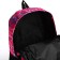 School backpack of textiles on lightning, 3 pockets, pink color