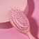 Massage comb, 5.5 × 19 cm, pink color