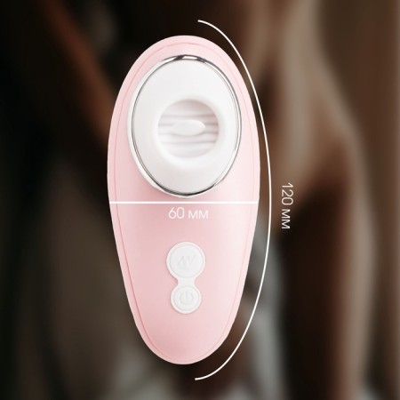 Vacuum-wave clitoris stimulator, 10 modes, 2 aa, pink-4