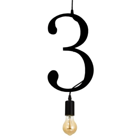 Bayerlux lamp "Figure 3" E27 40W black 35x19 cm-1