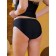 Female bathing suit, size 48, black color, orange