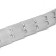 Strict label collar, zinc, 55 x 2.3 cm