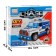 Block Constructor "Police jeep", light and sound effects, drives, 72 details