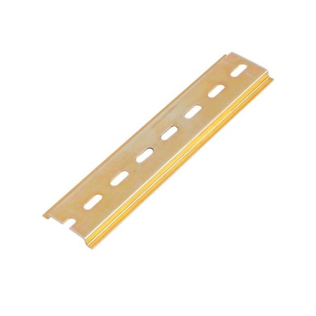 Din-rack tundra krep, l = 150, galvanized, yellow color, in packaging 1 pc.