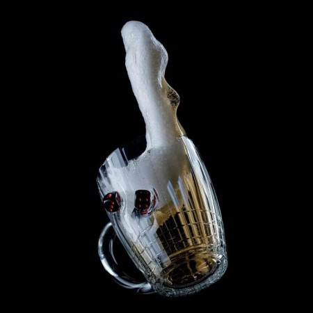 Mug "impenetrable", playing bones, for beer, mix 500 ml-1