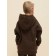 Children's sweatshirt, height 110 cm, chocolate color