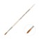Round brush No. 3 (clip diameter 3 mm; hair length 16 mm), wooden handle, calligrata