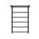 Electric towel "Dvin" FJ Neo, 600x500 mm, dimmer, black matte