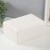 Casket to the leatherette for jewelry "Case. Chess" White 17.5x24x9 cm