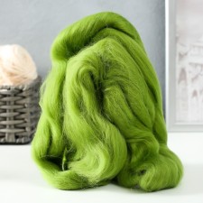 Fasting wool 100% half -toned wool 50 g (130 linden)
