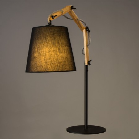 PINOCCHIO 1x60W E27 Black Table lamp 20x55x63 cm-1