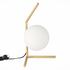 ST LUCE bedside lamp. SL1148.314.01. CODDA. 1x5 W, G9, 17.6x15x27 cm, brass color