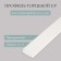 Polycarbonate profile for polycarbonate, UP 2.1 m × 4 mm, transparent, novattro