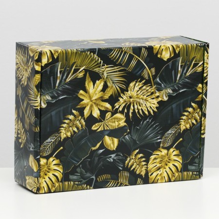 Gift box, bilateral, "tropics" 27 x 21 x 9 cm-1